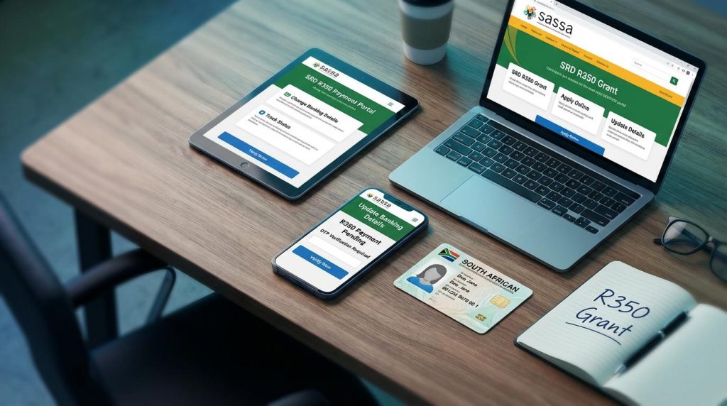 change banking details SASSA R350